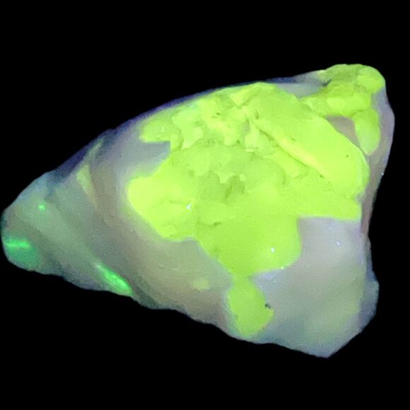 Amethyst‎ Pink Milk Glass Art Glass Cullet Glowing Manganese Slag Glass #5GL22 - Picture 1 of 7